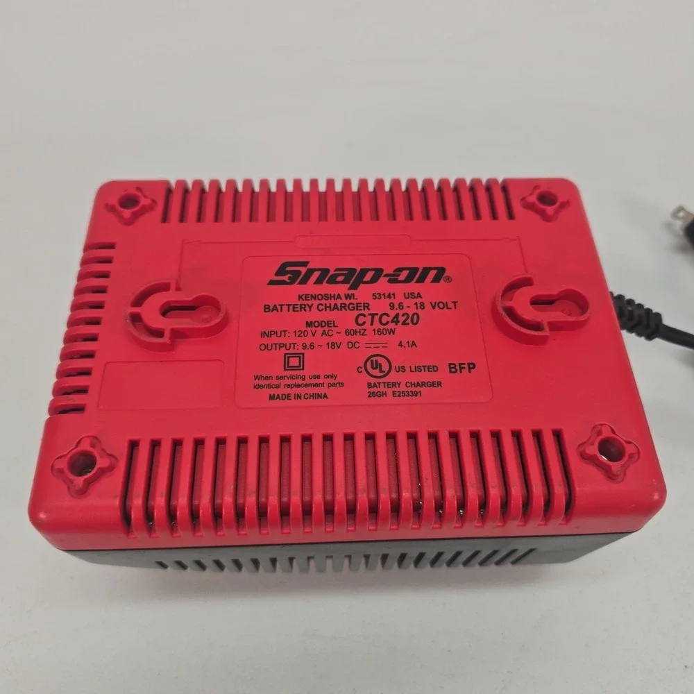 Snap-On Tools CTC420 Battery Charger 9.6V-18V OEM Genuine Working